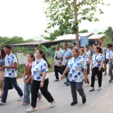 งานสระเกล้าดำหัว นายกเทศมนตรี ประธานสภาเทศบาล และปลัดเทศบาลตำบลสันทราย ประจำปี พ.ศ. ๒๕๖๙