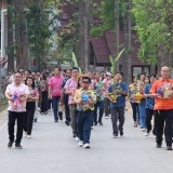 งานสระเกล้าดำหัว นายกเทศมนตรี ประธานสภาเทศบาล และปลัดเทศบาลตำบลสันทราย ประจำปี พ.ศ. ๒๕๖๙