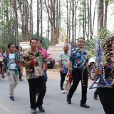 งานสระเกล้าดำหัว นายกเทศมนตรี ประธานสภาเทศบาล และปลัดเทศบาลตำบลสันทราย ประจำปี พ.ศ. ๒๕๖๙