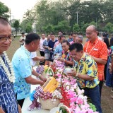 งานสระเกล้าดำหัว นายกเทศมนตรี ประธานสภาเทศบาล และปลัดเทศบาลตำบลสันทราย ประจำปี พ.ศ. ๒๕๖๙