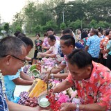 งานสระเกล้าดำหัว นายกเทศมนตรี ประธานสภาเทศบาล และปลัดเทศบาลตำบลสันทราย ประจำปี พ.ศ. ๒๕๖๙