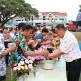 งานสระเกล้าดำหัว นายกเทศมนตรี ประธานสภาเทศบาล และปลัดเทศบาลตำบลสันทราย ประจำปี พ.ศ. ๒๕๖๙