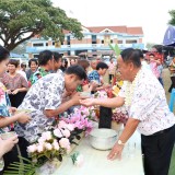 งานสระเกล้าดำหัว นายกเทศมนตรี ประธานสภาเทศบาล และปลัดเทศบาลตำบลสันทราย ประจำปี พ.ศ. ๒๕๖๙
