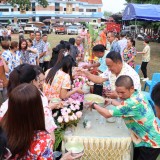 งานสระเกล้าดำหัว นายกเทศมนตรี ประธานสภาเทศบาล และปลัดเทศบาลตำบลสันทราย ประจำปี พ.ศ. ๒๕๖๙