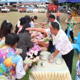 งานสระเกล้าดำหัว นายกเทศมนตรี ประธานสภาเทศบาล และปลัดเทศบาลตำบลสันทราย ประจำปี พ.ศ. ๒๕๖๙