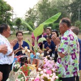 งานสระเกล้าดำหัว นายกเทศมนตรี ประธานสภาเทศบาล และปลัดเทศบาลตำบลสันทราย ประจำปี พ.ศ. ๒๕๖๙